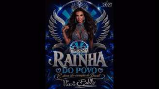 Nicole Bahls será o tema do enredo da escola de samba Tradição, do bairro de Campinho, localizado na Zona Norte do Rio de Janeiro, no Carnaval de 2027. O anúncio foi feito pela agremiação no dia 9 de agosto, que também revelou que o desfile terá como título “Rainha do Povo e Dona do Coração do Brasil”.