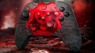 Microsoft revela controle sem fio Xbox Gears of War: E-Day Limited Edition 