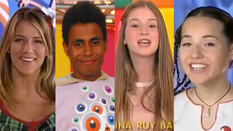 Letícia Colin, Marina Ruy Barbosa, Ícaro Silva e Giovanna Ewbank já passaram pela TV Globinho