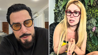 Latino nega acusações de agressividade e ameaças feita por sua ex-mulher Raffa Rabbie.
