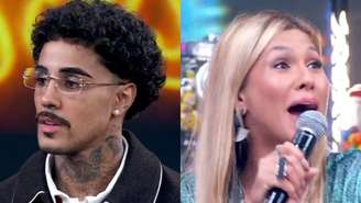 MC Livinho e Lívia Andrade no Domingão com Huck (Reprodução/TV Globo)