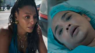 Bela (Sheron Menezzes) e Juli (Lucy Ramos) de Por Você (Reprodução/TV Globo)