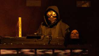 Sid Wilson durante show com o Slipknot em 2022