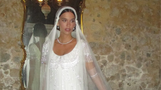 Theresa Fonseca se casou no último final de semana
