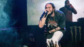 Post Malone se apresenta em Los Angeles, Califórnia, em novembro de 2016