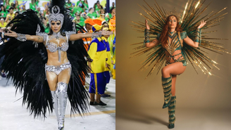 Anitta já desfilou pela Mocidade na Sapucaí em 2016 e agora é cotada para assumir o posto de rainha de bateria da Grande Rio