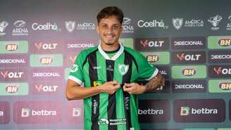 Marcelo Maçola em seu anúncio pelo América 