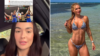 Larissa Santos defende Virginia e diz que para chegar no resultado físico da influencer é necessário consistente de exercícios e alimentação.