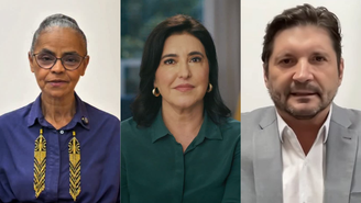 Marina Silva (Rede), Simone Tebet (PSB) e André do Prado (PL) concorrem ao Senado por São Paulo