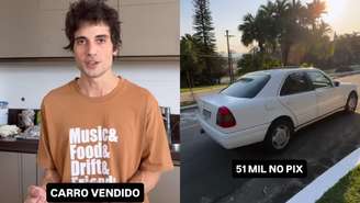Segundo Fiuk, o veículo tinha cerca de 140 mil quilômetros rodados (Imagem: Reprodução - Instagram / Montagem - RD1)