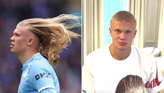 Erling Haaland – antes e depois