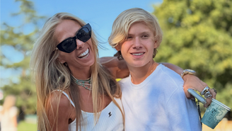 Adriane Galisteu e o filho, Vittorio Iodice