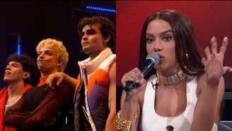 Anitta e participantes do Estrelas da Casa (Reprodução/TV Globo)