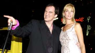 O diretor Quentin Tarantino e a atriz Uma Thurman nos anos 2000