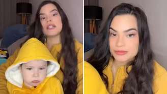 Raissa Barbosa e filho, Luan Ravi