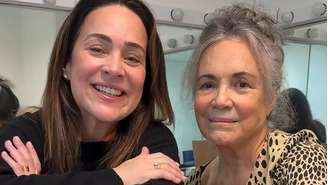 Gabriela Duarte e Regina Duarte vivem em 'A Filha da...' uma história surreal, mas com fortes conexões com a realidade na era das celebridades