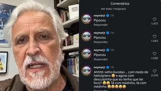 Camisa 10 do Santos ironizou jornalista nas redes sociais e voltou a cobrar a realização do duelo 