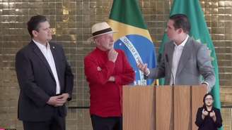 Alcolumbre, Lula e Motta