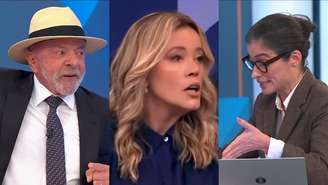 Lula, Natuza Nery e Renata Vasconcellos (Reprodução/TV Globo/Globo News)