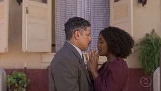 Niara é descoberta por Onildo em A Nobreza do Amor (Imagem: Reprodução/Globo)
