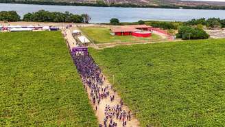 Corrida entre os parreirais da Rio Sol (Corrida do Vinho / Divulgação)