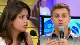 Tabata Amaral no Calderão do Huck, em 2012