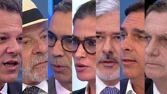 Nas sabatinas conduzidas por Renata Vasconcellos, William Bonner e César Tralli, os candidatos Fernando Haddad, Lula, Flávio Bolsonaro e Jair Bolsonaro fizeram provocações à Globo