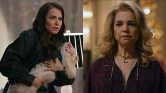 Adriana (Leticia Colin) e Pilar (Isabel Teixeira) de Quem Ama Cuida (Reprodução/TV Globo)