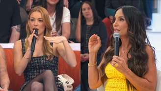 Bia do Brás e Ivete Sangalo no Em Família com Eliana (Reprodução/TV Globo)