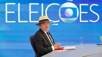 Lula na sabatina da Globo (Imagem: Divulgação/Globo)