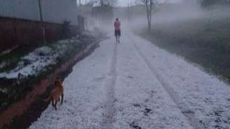 Granizo atinge mais de 2,3 mil casas no RS