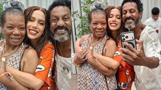 Neusa Borges, Anitta e Luís Miranda
