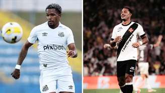 Ex-jogador do Santos, Renyer Oliveira (esq.) é preso e David Côrrea (dir.), do Vasco, é alvo de buscas