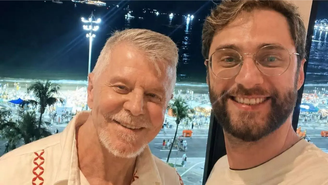 Miguel Falabella e Alexandre Altoé estão juntos há alguns anos e mantêm uma relação discreta