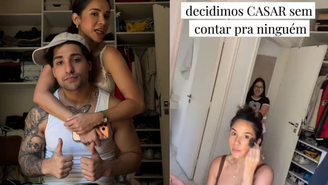 Gizelly Bicalho se casa em segredo com Cauê Fantin e surpreende fãs nas redes sociais