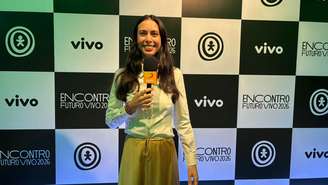 Gaya Herrington durante o evento Encontro Futuro Vivo