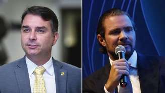Flávio Bolsonaro e Daniel Vorcaro