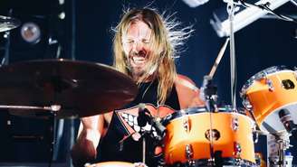 O baterista Taylor Hawkins, do Foo Fighters