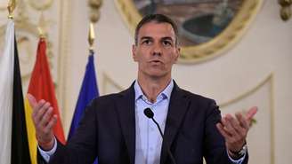 O primeiro-ministro espanhol, Pedro Sánchez, em Ceuta, em 31 de julho de 2026.