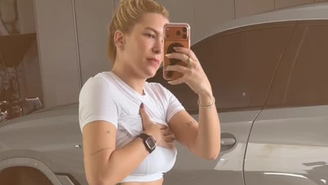 UAU! Lore Improta mostra barriga três meses após parto e revela evolução da diástase
