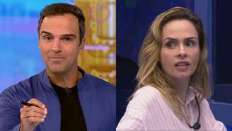 Tadeu Schmidt e Ana Paula Renault no 'BBB 26'