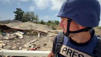 No mês passado, uma equipe da BBC acompanhou uma missão humanitária da Unifil