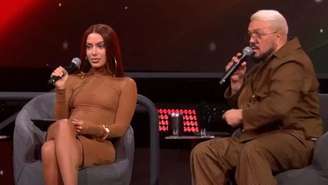 Anitta provoca Belo ao vivo e questiona decisão do cantor em reality: ‘Arrasa’