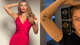 Grazi Massafera substitui nome da filha por nova tatuagem