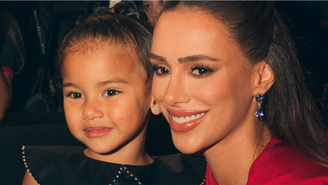 Bruna Biancardi e a filha mais velha, Mavie