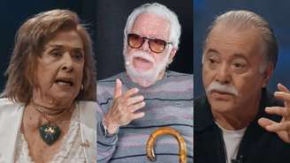 Betty Faria, Manoel Carlos e Tony Ramos (Reprodução/TV Globo)