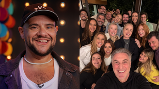 Gominho alfineta Luciano Huck após foto do apresentador com amigos