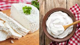 Proteína, sódio e culturas vivas estão entre as diferenças que podem pesar na escolha entre o queijo cottage e o iogurte grego
