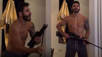 Método pouco convencional de Rodolffo matar insetos divertiu os internautas