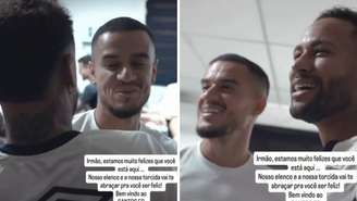 Neymar 'anuncia' Philippe Coutinho no Santos pelas redes sociais
